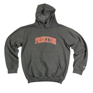 Champion Princeton University Tigers Hoodie Sweatshirt Gray YXL 14-16.